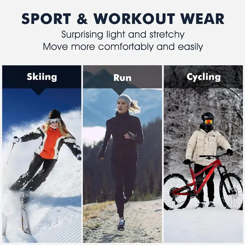 Thermal Underwear for Women Cold Weather Gear Long Johns Winter Base Layer for Skiing Running