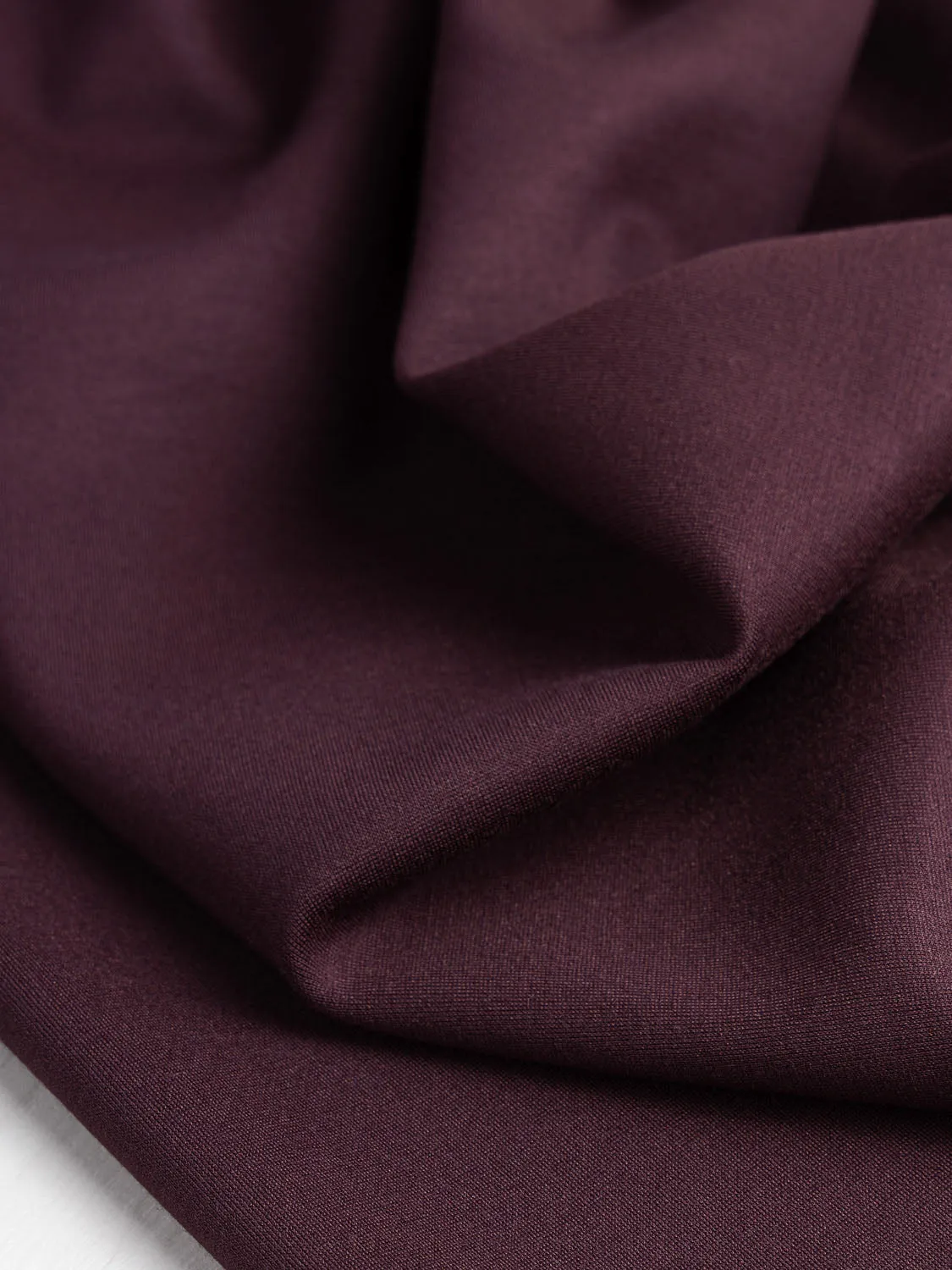 Viscose Ponte Knit - Port