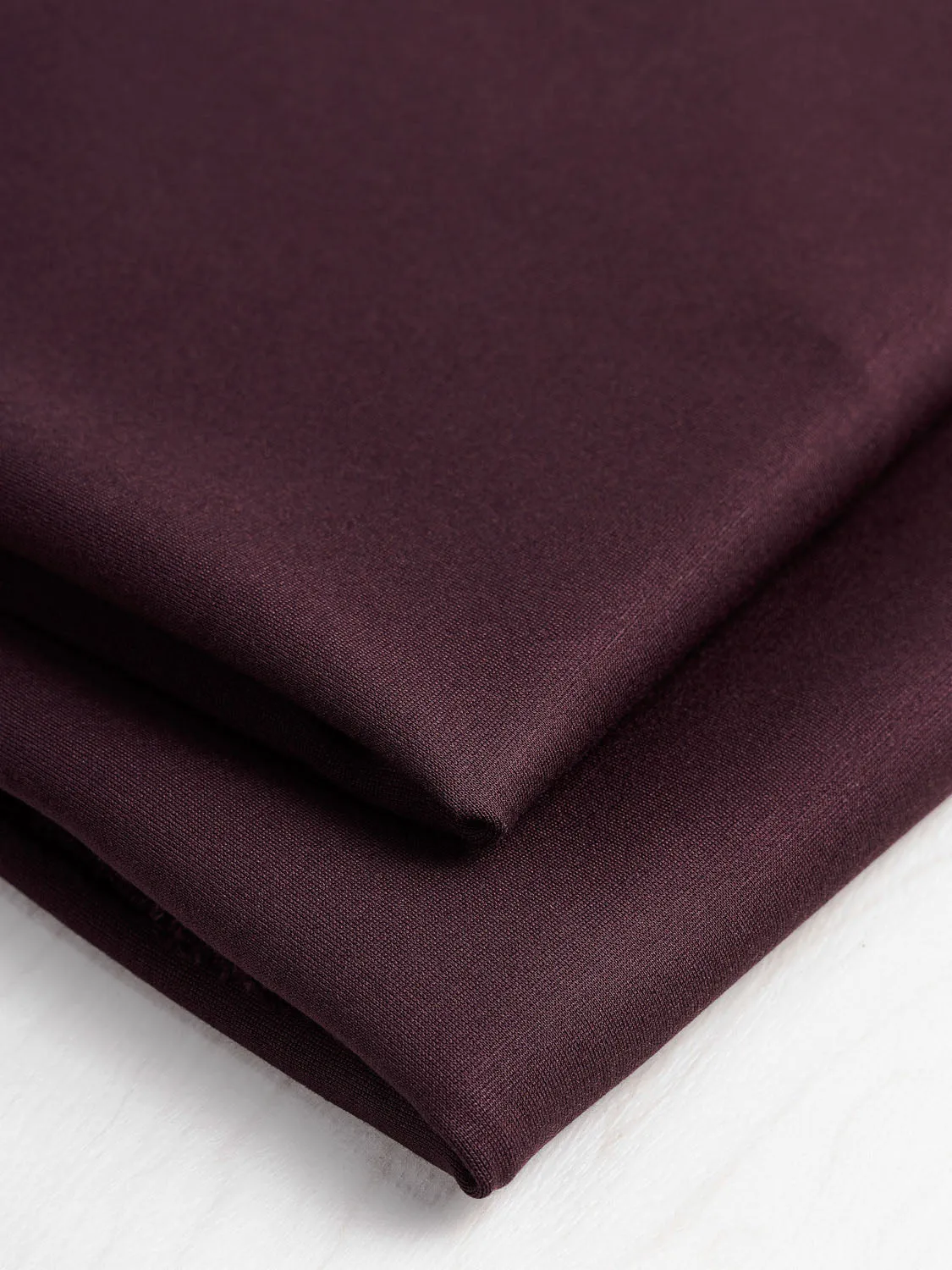 Viscose Ponte Knit - Port
