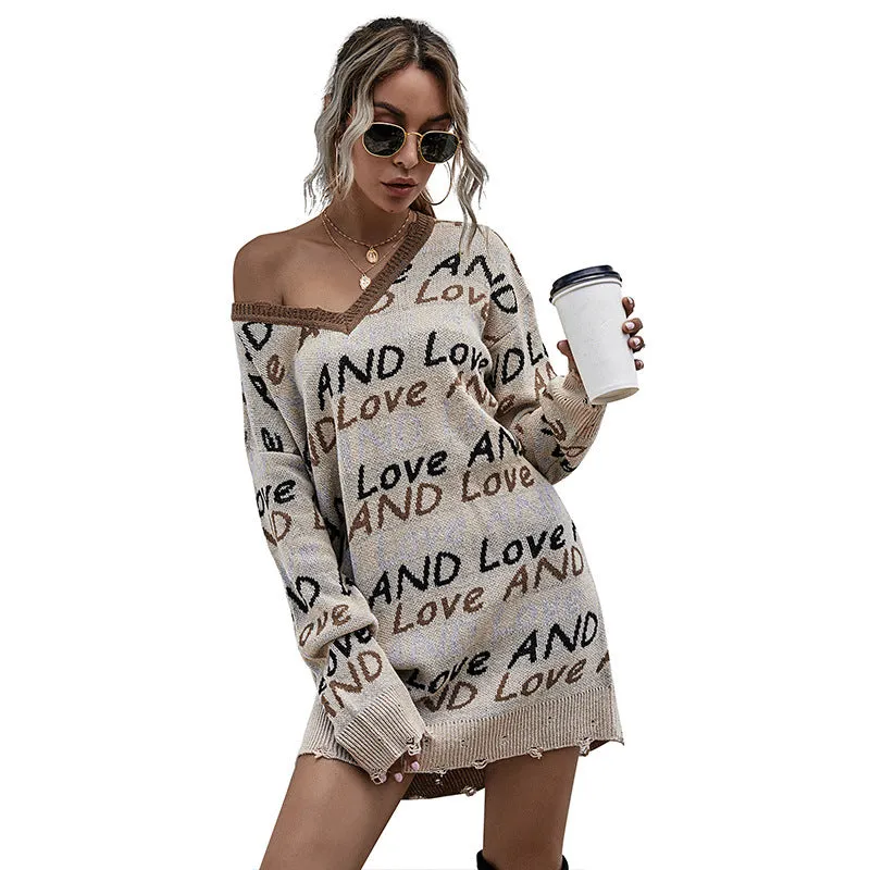 Women Wholesale Vintage Knitted Dress