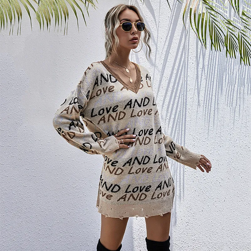 Women Wholesale Vintage Knitted Dress