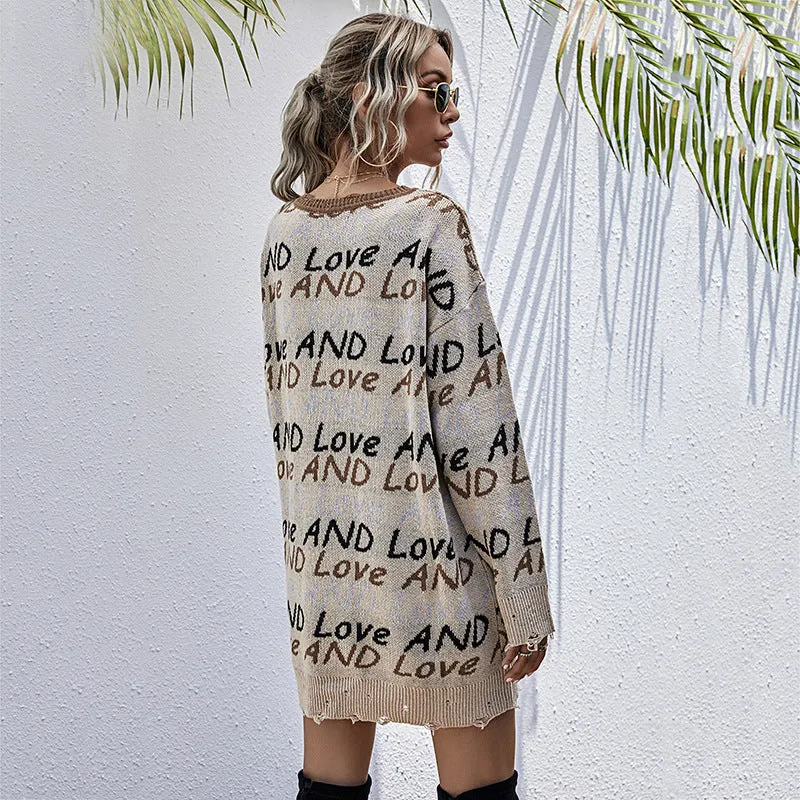 Women Wholesale Vintage Knitted Dress