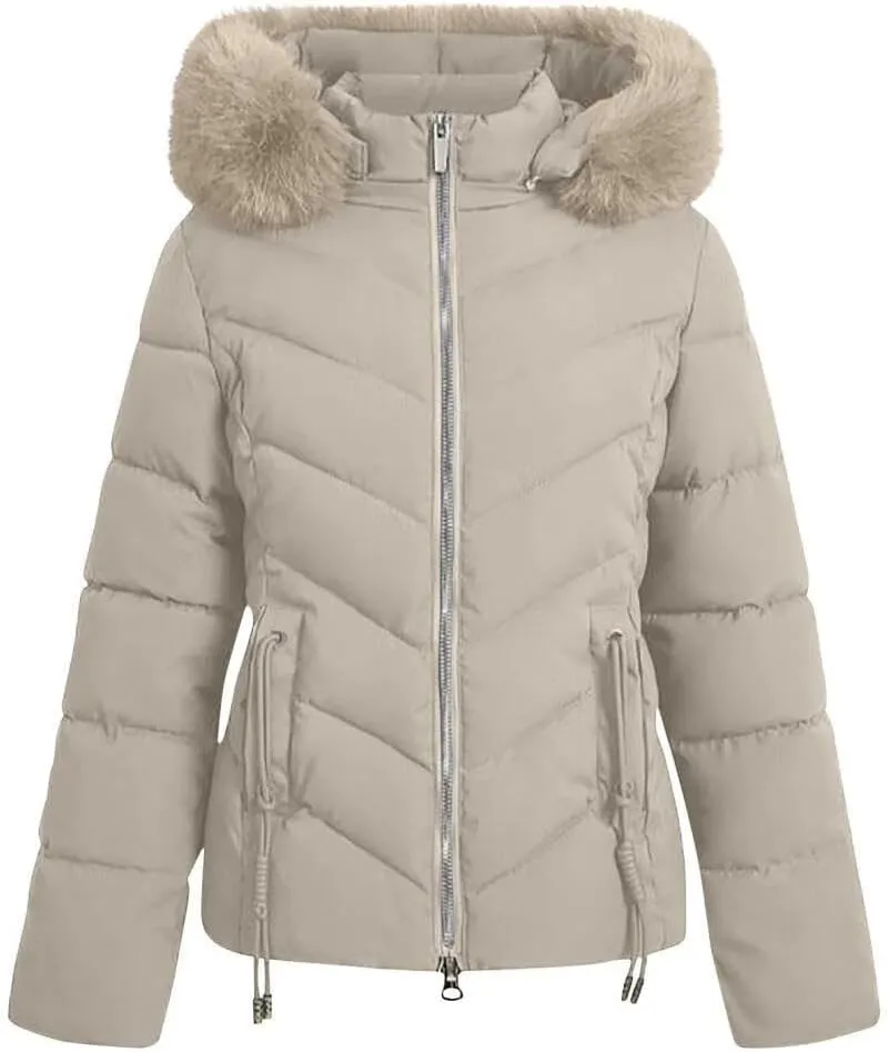 Women's Down Jacket Winter Mid Lenght Down Puffer Coats Ladies Lightweight Jackets Woman Hooded Thick Warm Parka