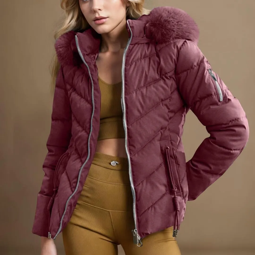 Women's Down Jacket Winter Mid Lenght Down Puffer Coats Ladies Lightweight Jackets Woman Hooded Thick Warm Parka