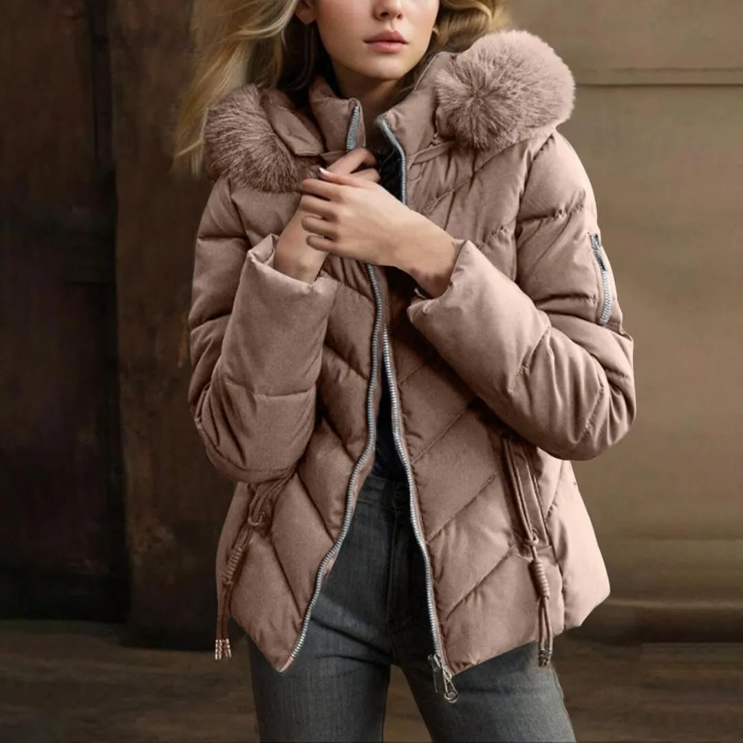 Women's Down Jacket Winter Mid Lenght Down Puffer Coats Ladies Lightweight Jackets Woman Hooded Thick Warm Parka