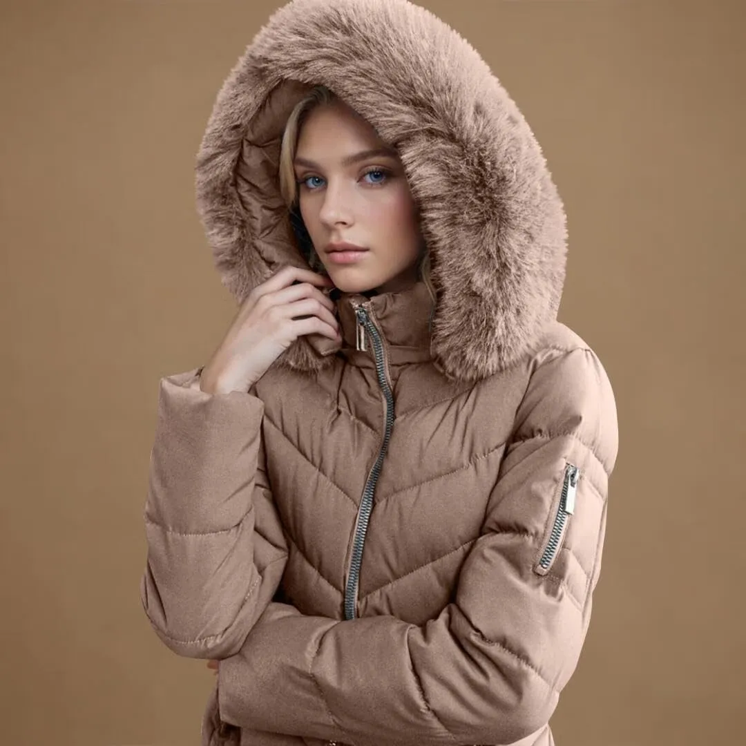 Women's Down Jacket Winter Mid Lenght Down Puffer Coats Ladies Lightweight Jackets Woman Hooded Thick Warm Parka