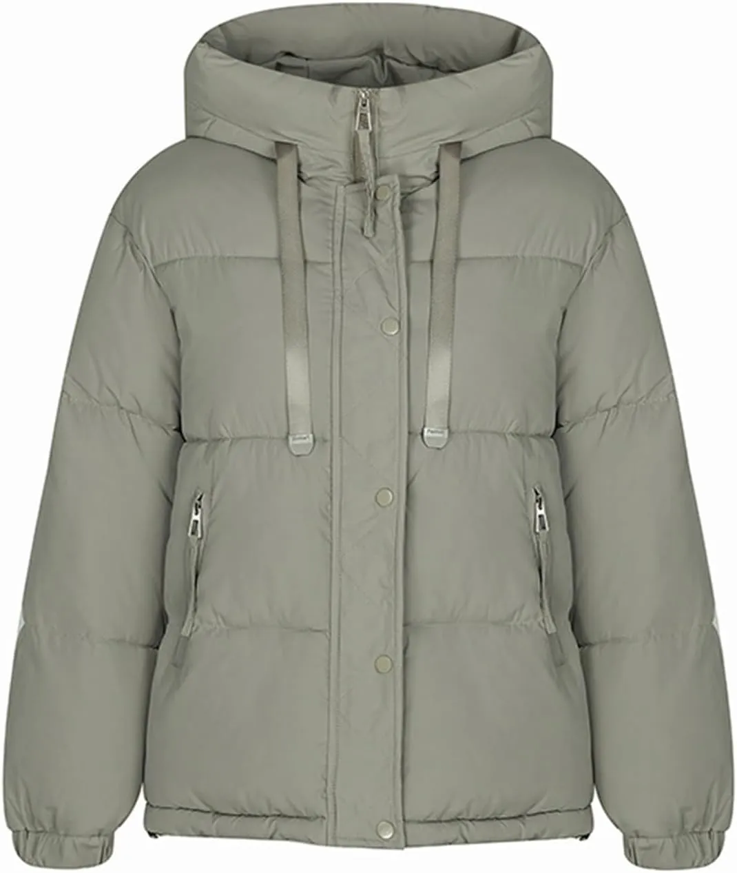 Women's Winter Thickened Padded Warm Down Coat Jacket Quilted Hooded Puffer jacket Oversized 2024 Trendy Parka Outerwear